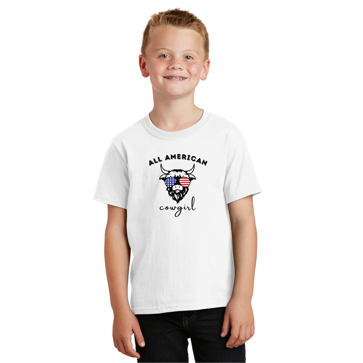 All American Cowgirl Organic Cotton Unisex Tee