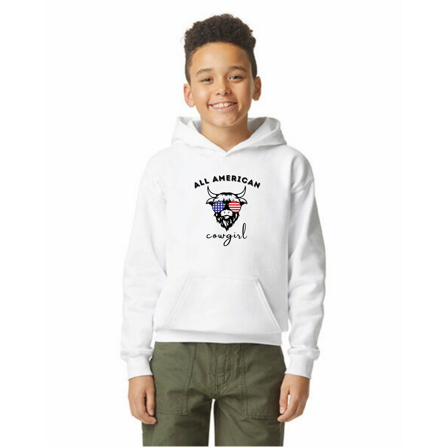 All American Cowgirl Organic Cotton Unisex Hoodie