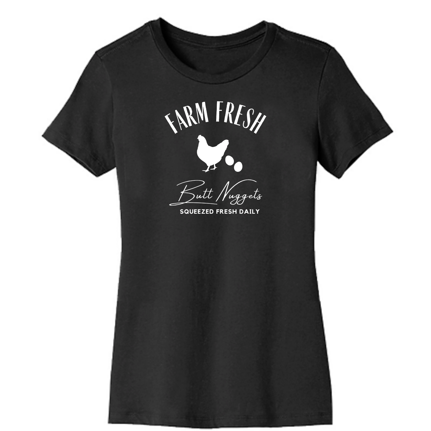 Farm Fresh Butt Nuggets Organic Cotton Unisex Tee