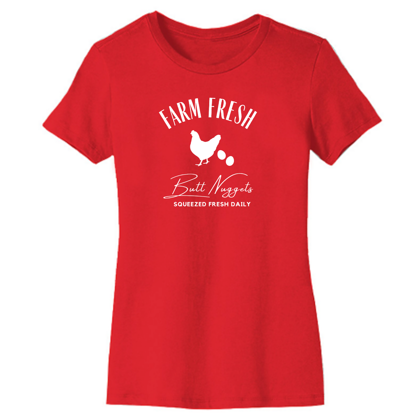 Farm Fresh Butt Nuggets Organic Cotton Unisex Tee