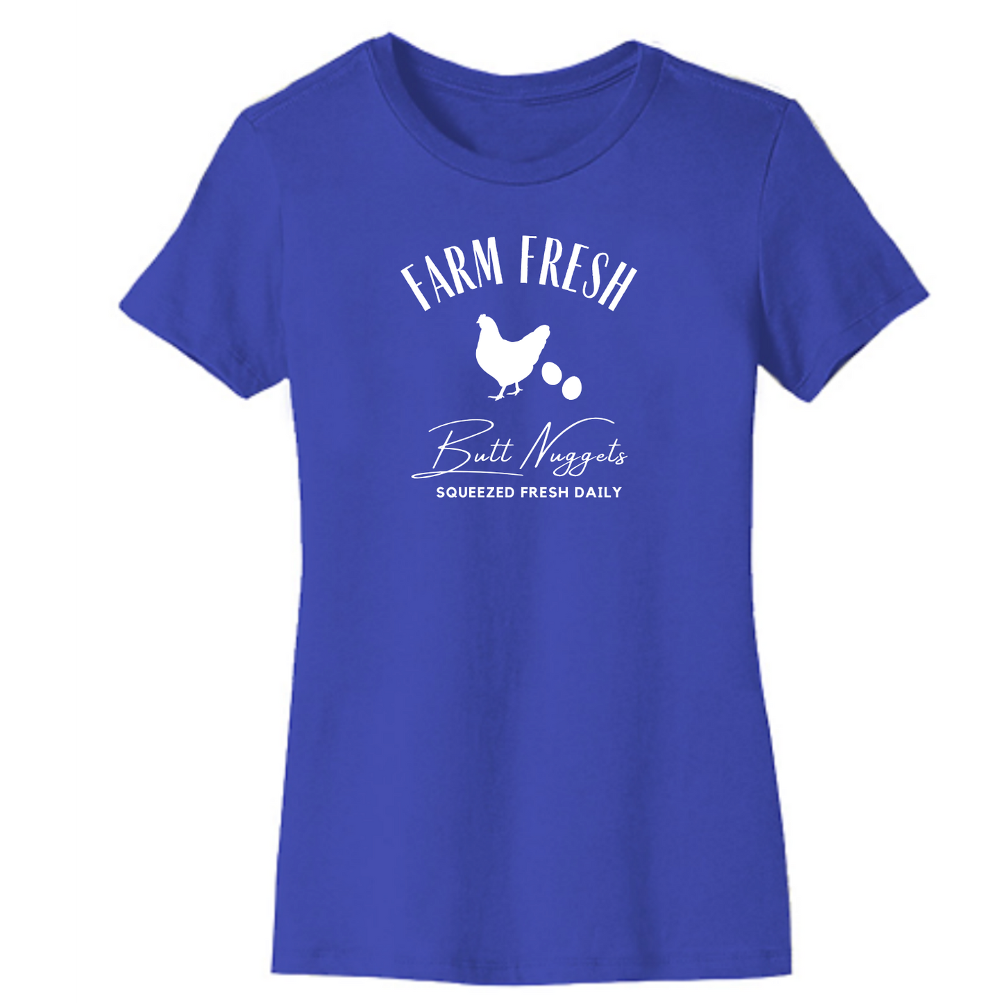 Farm Fresh Butt Nuggets Organic Cotton Unisex Tee