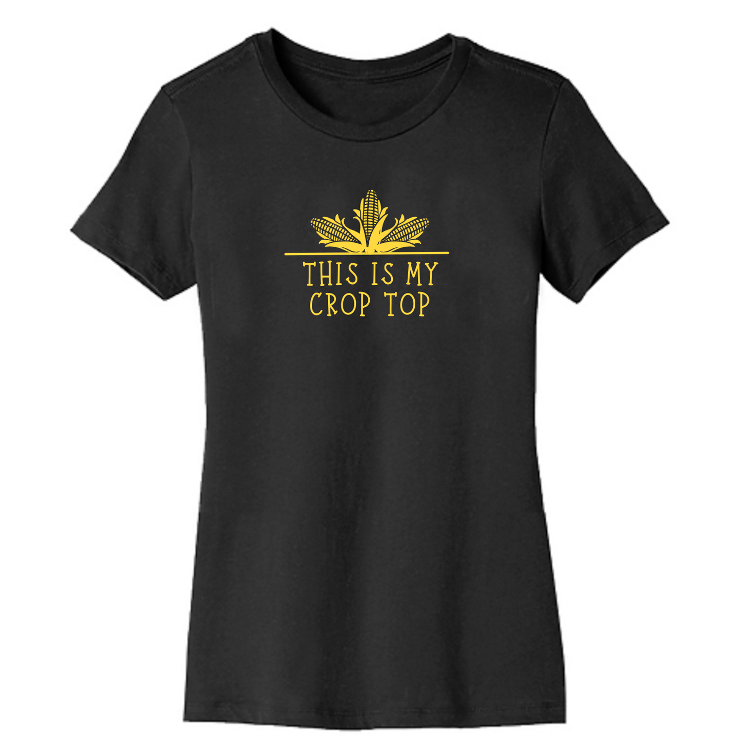 Crop Top Organic Cotton Unisex Tee
