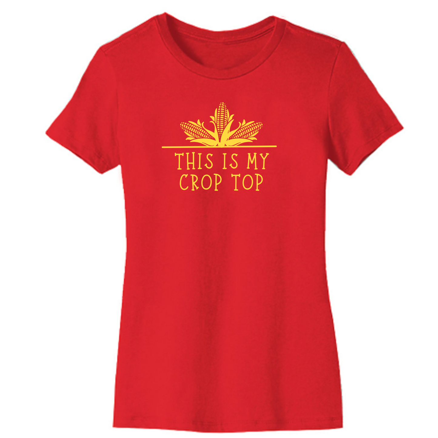 Crop Top Organic Cotton Unisex Tee