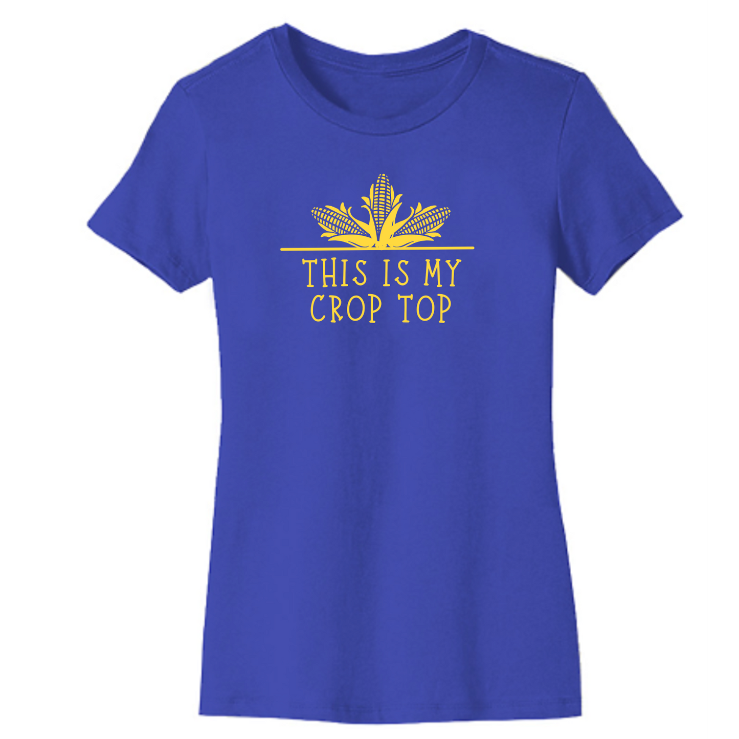 Crop Top Organic Cotton Unisex Tee