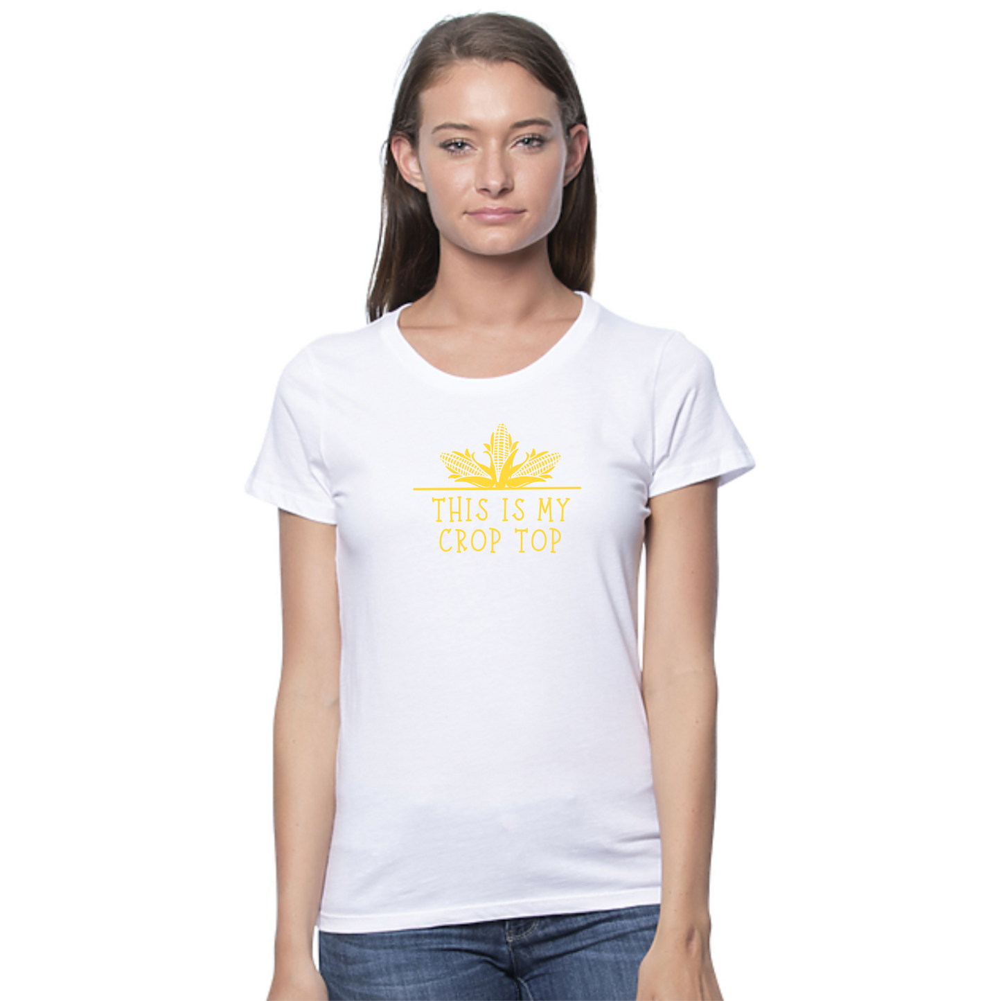 Crop Top Organic Cotton Unisex Tee