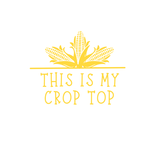 Crop Top Organic Cotton Unisex Tee