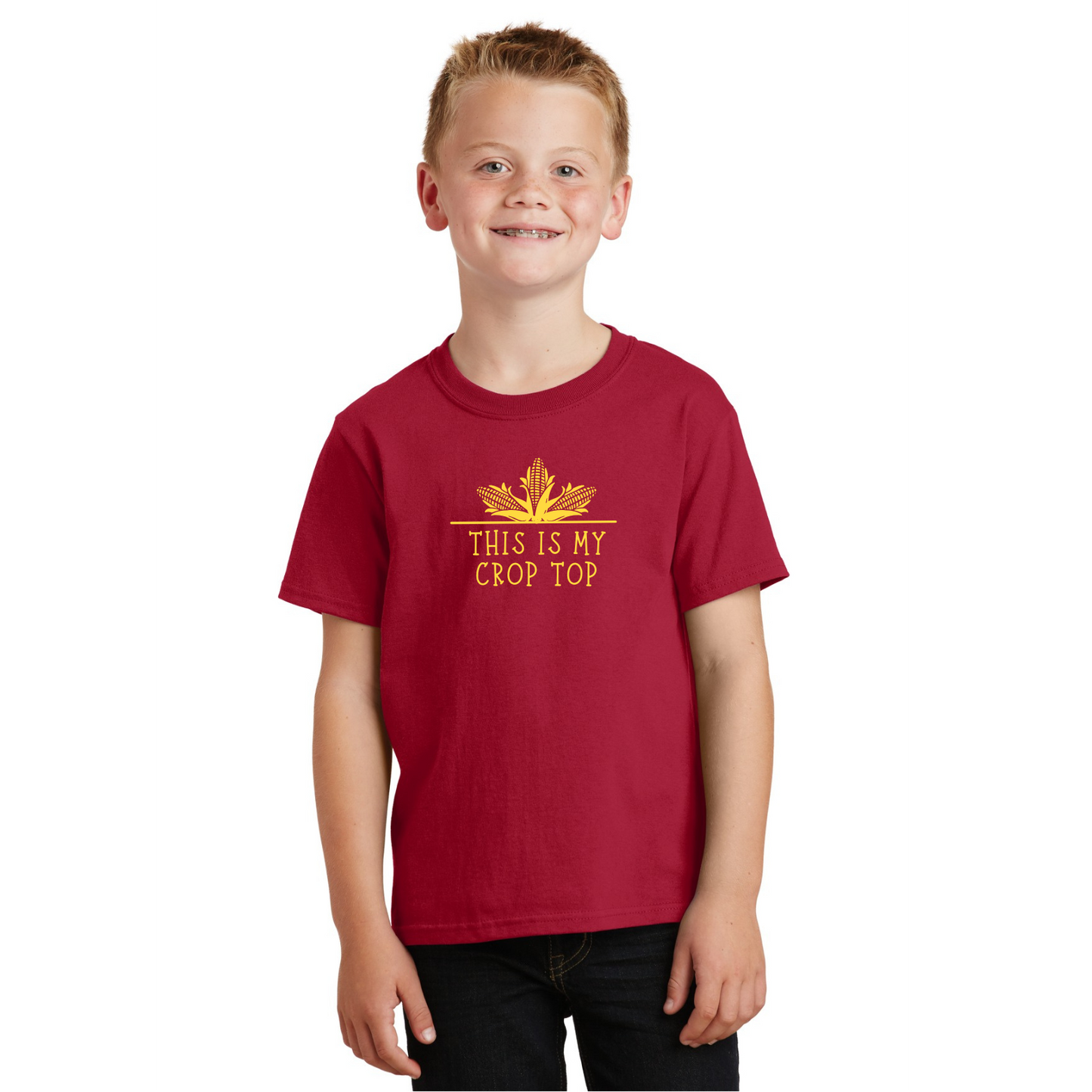 Crop Top Organic Cotton Unisex Tee