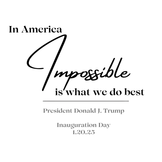 2025 Presidential Inauguration Commemorative Unisex Tee