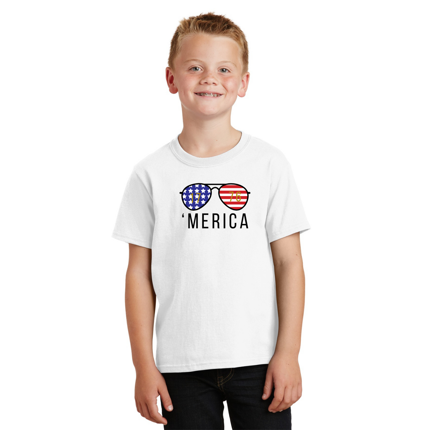 'MERICA 1776 Sunglasses Organic Cotton Unisex Tee