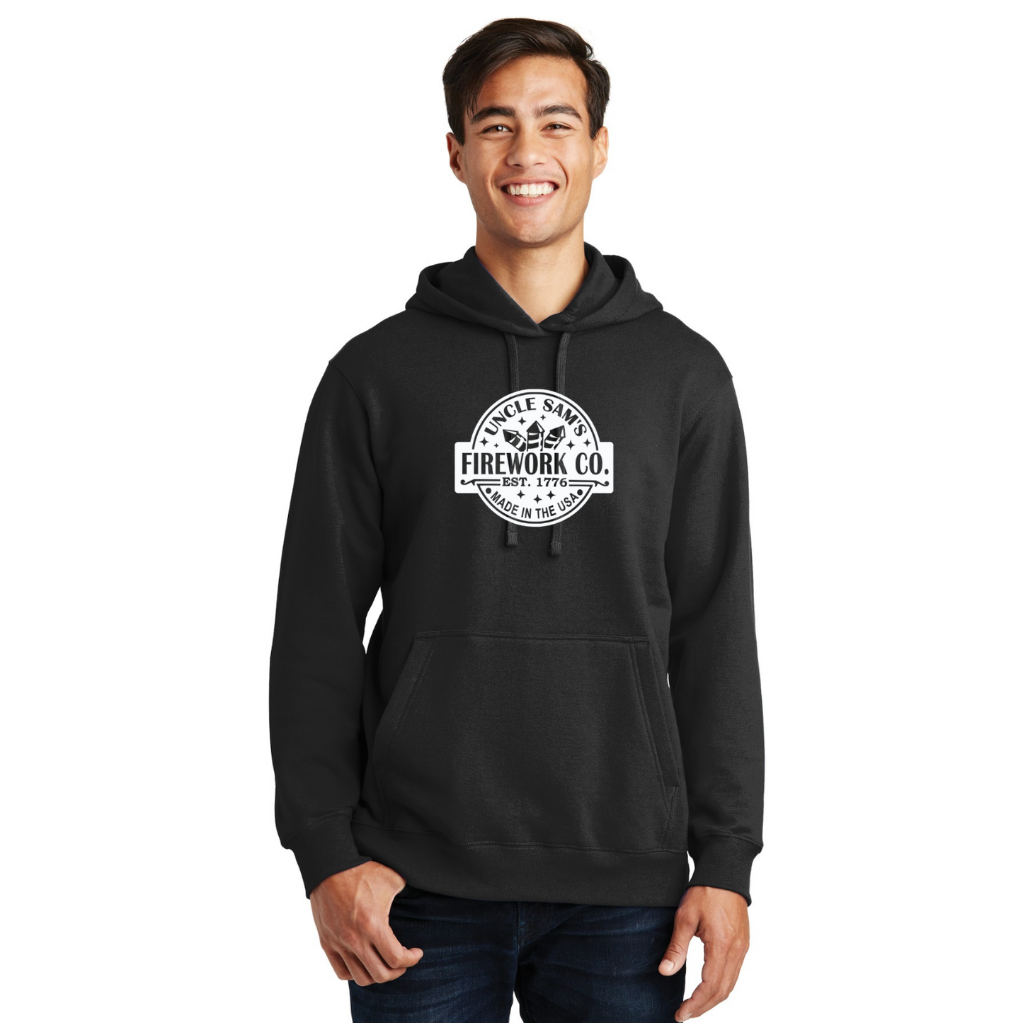 Uncle Sam's Fireworks Organic Cotton Unisex Hoodie