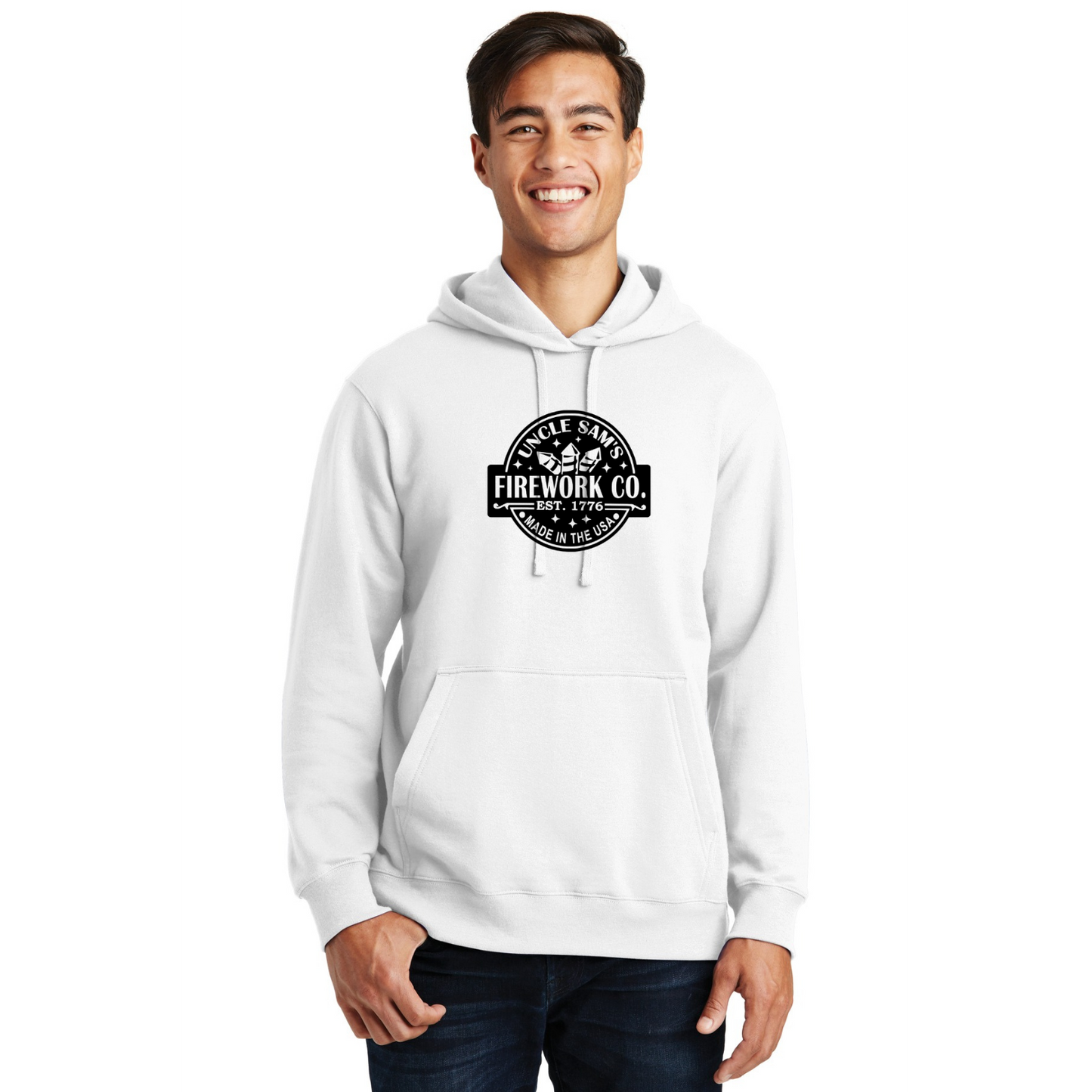 Uncle Sam's Fireworks Organic Cotton Unisex Hoodie