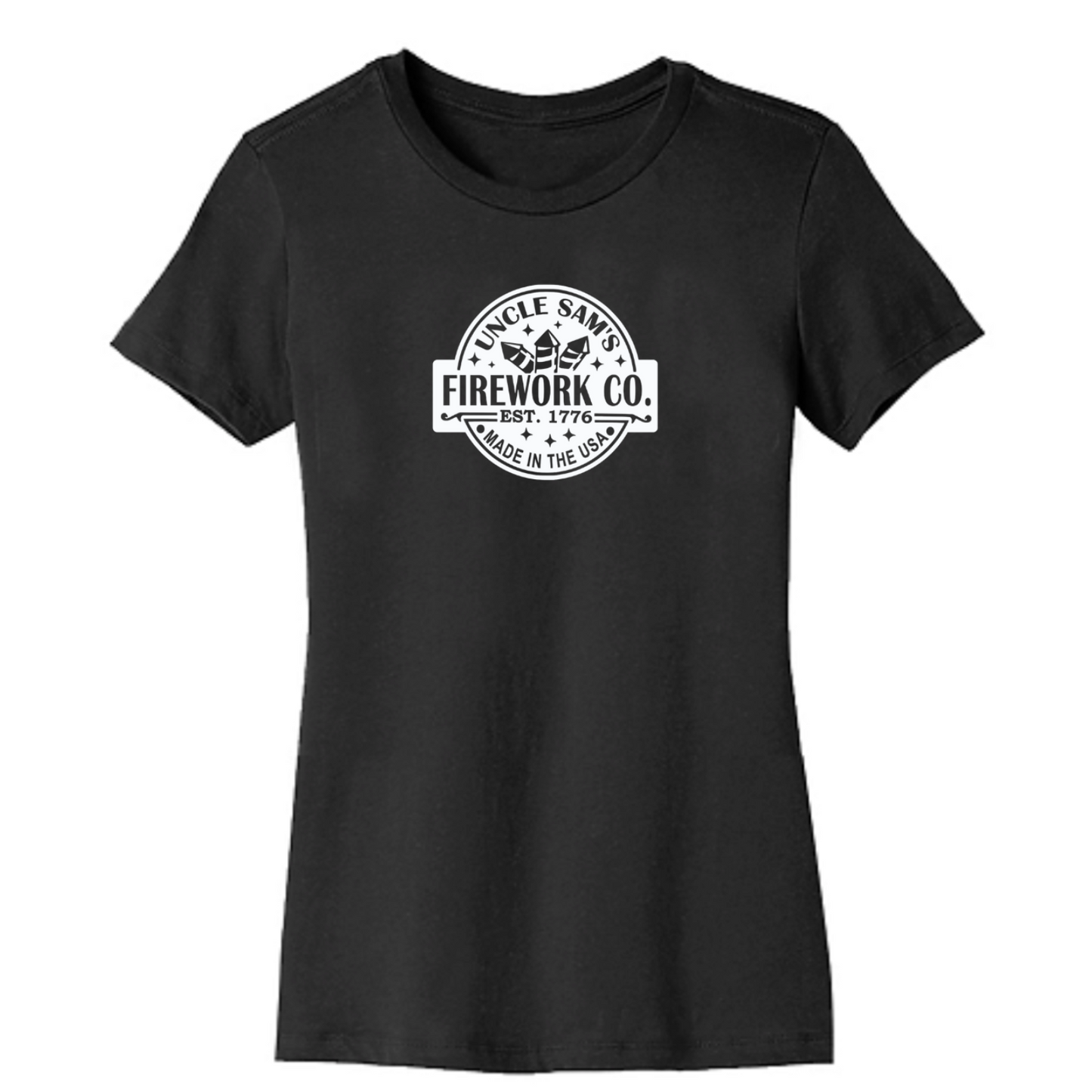 Uncle Sam's Fireworks Organic Cotton Unisex Tee