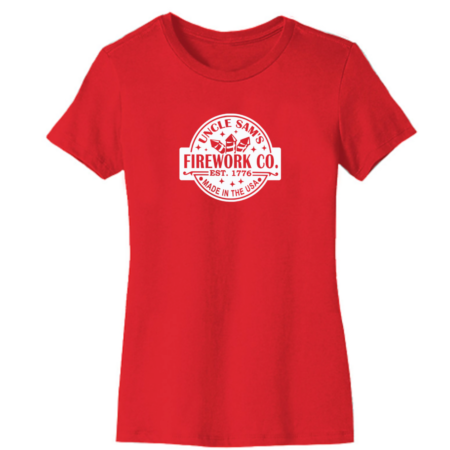 Uncle Sam's Fireworks Organic Cotton Unisex Tee