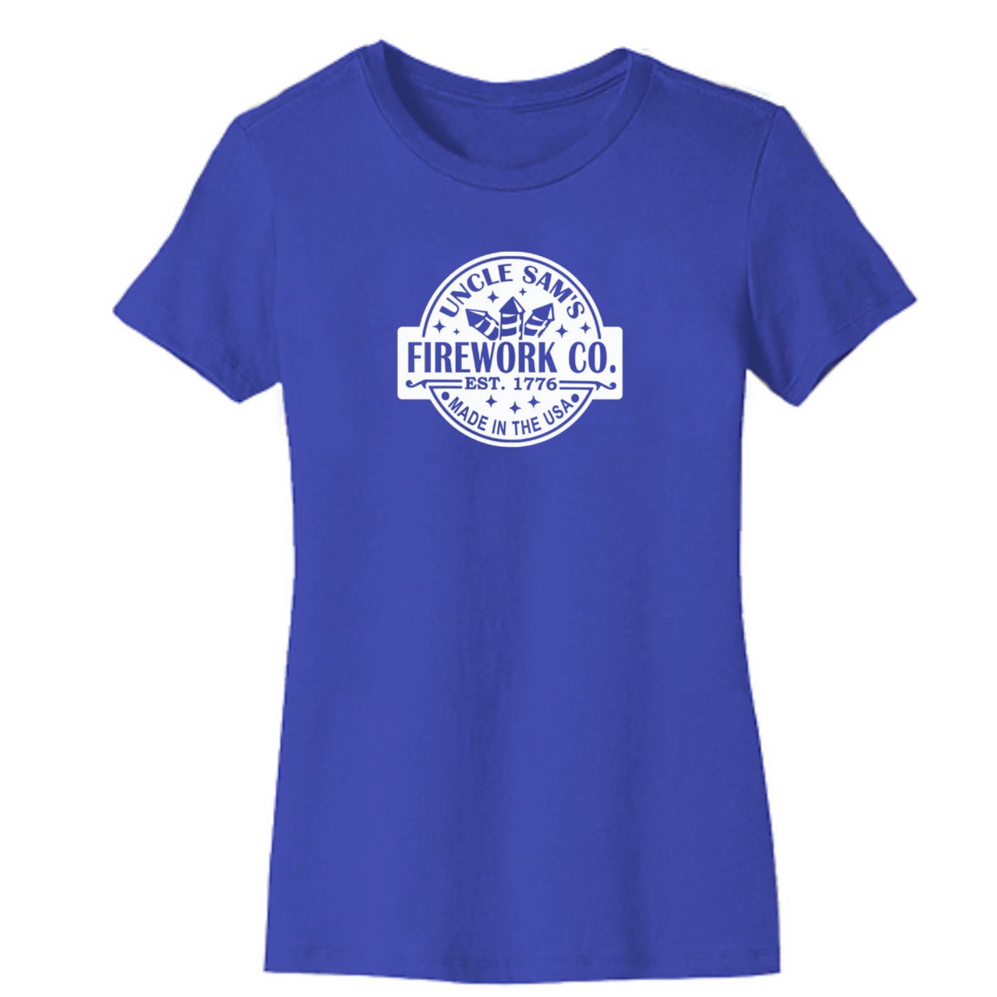 Uncle Sam's Fireworks Organic Cotton Unisex Tee