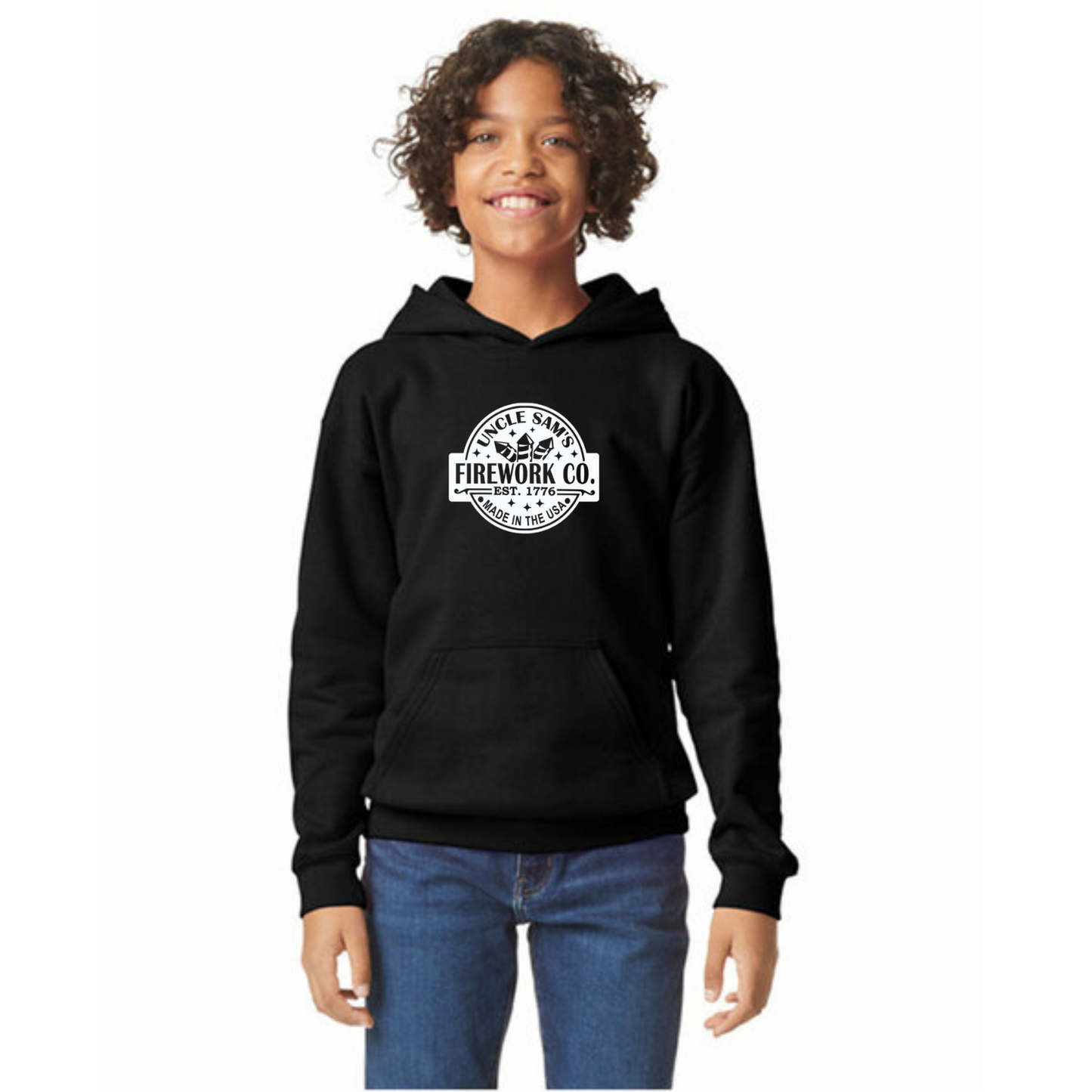 Uncle Sam's Fireworks Organic Cotton Unisex Hoodie