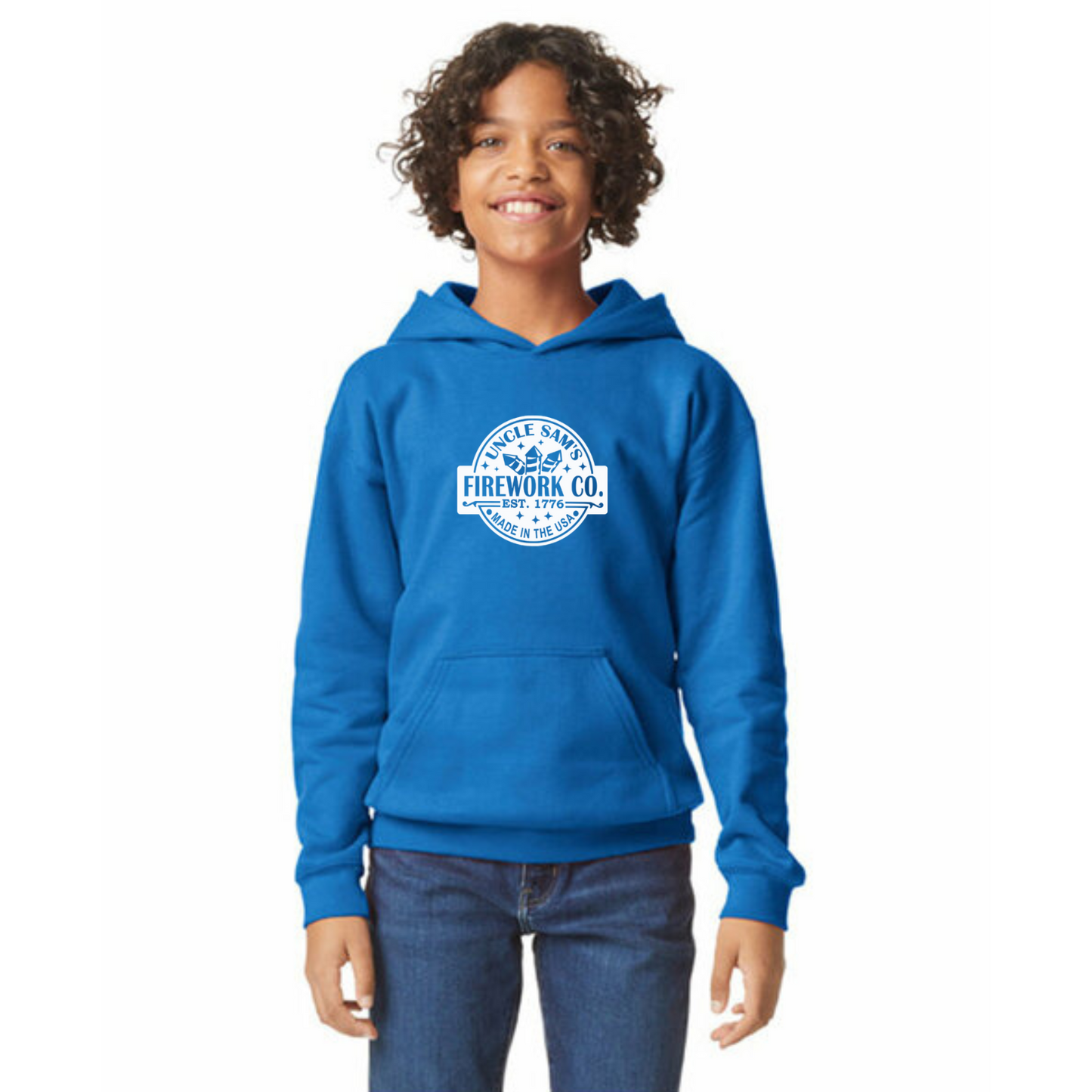 Uncle Sam's Fireworks Organic Cotton Unisex Hoodie