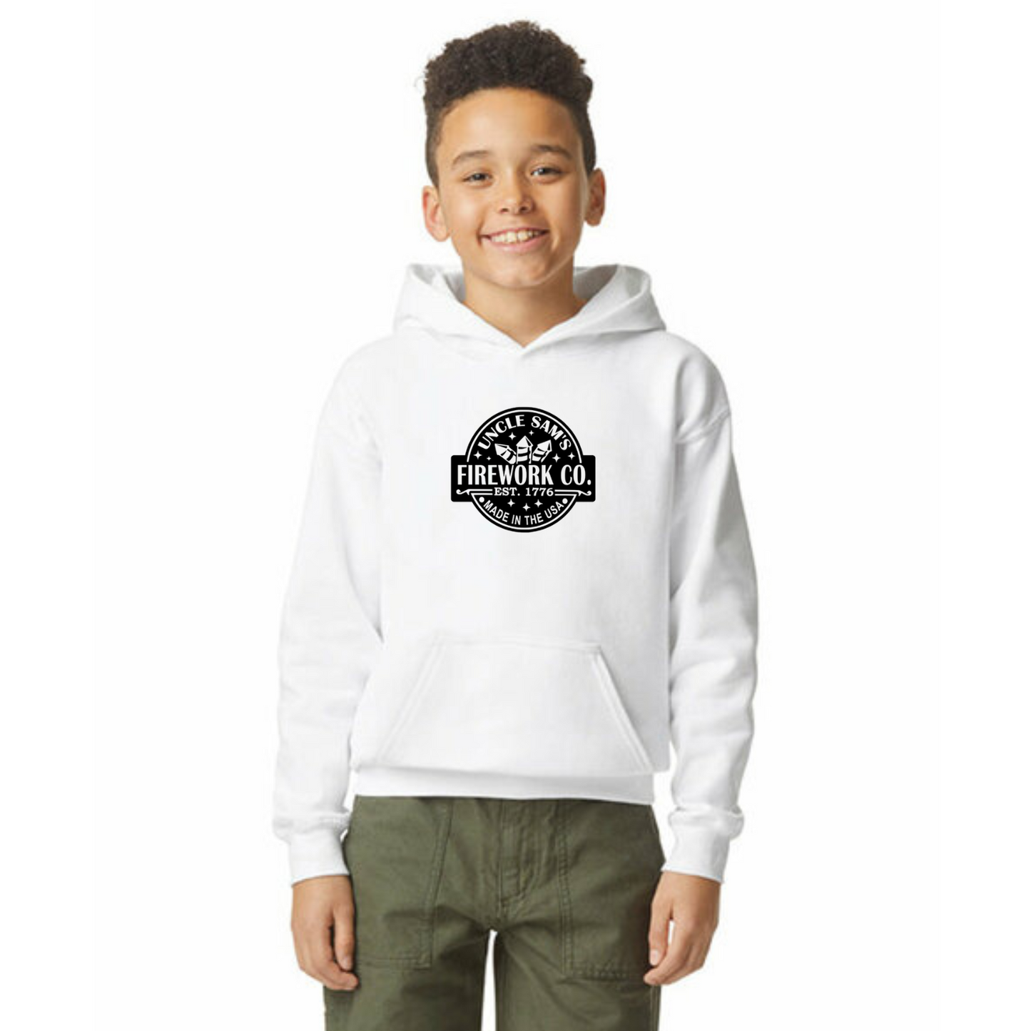 Uncle Sam's Fireworks Organic Cotton Unisex Hoodie