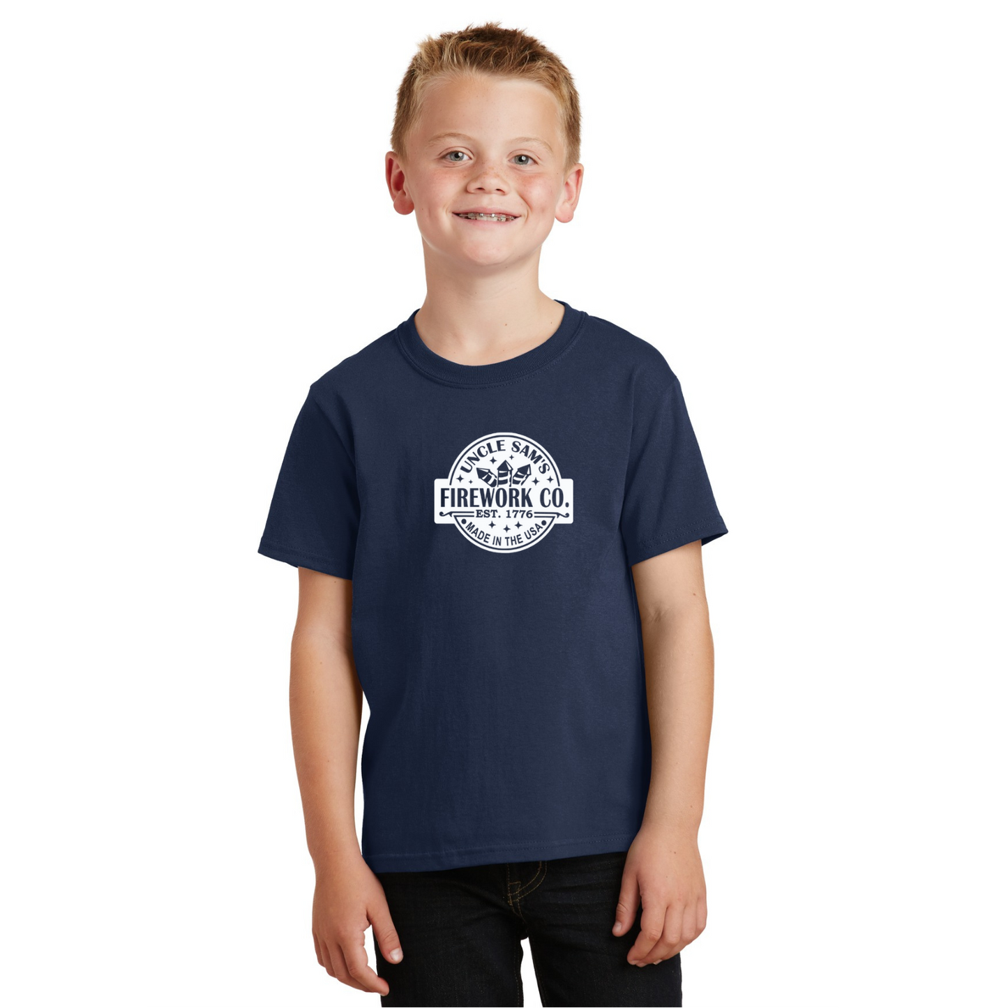 Uncle Sam's Fireworks Organic Cotton Unisex Tee