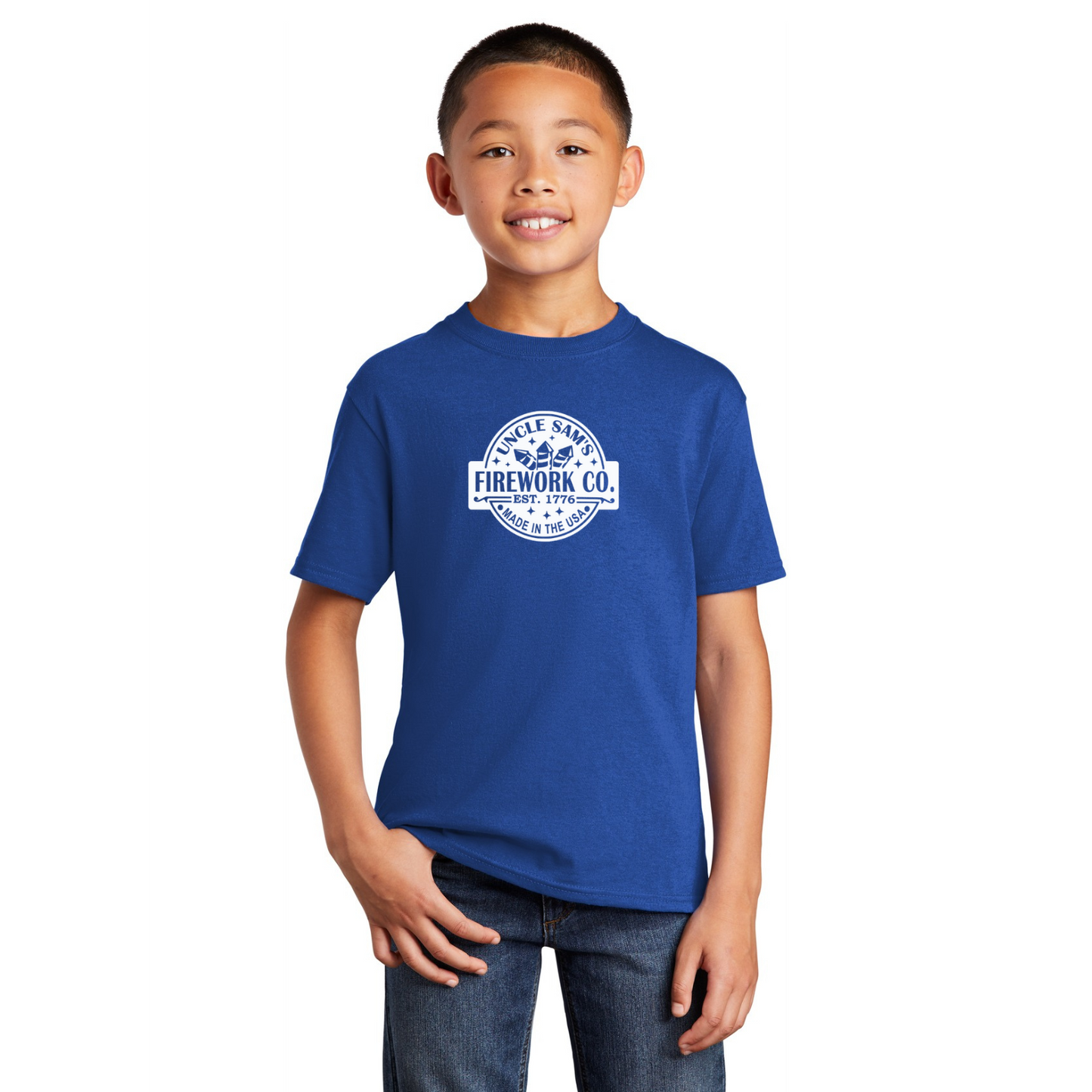 Uncle Sam's Fireworks Organic Cotton Unisex Tee
