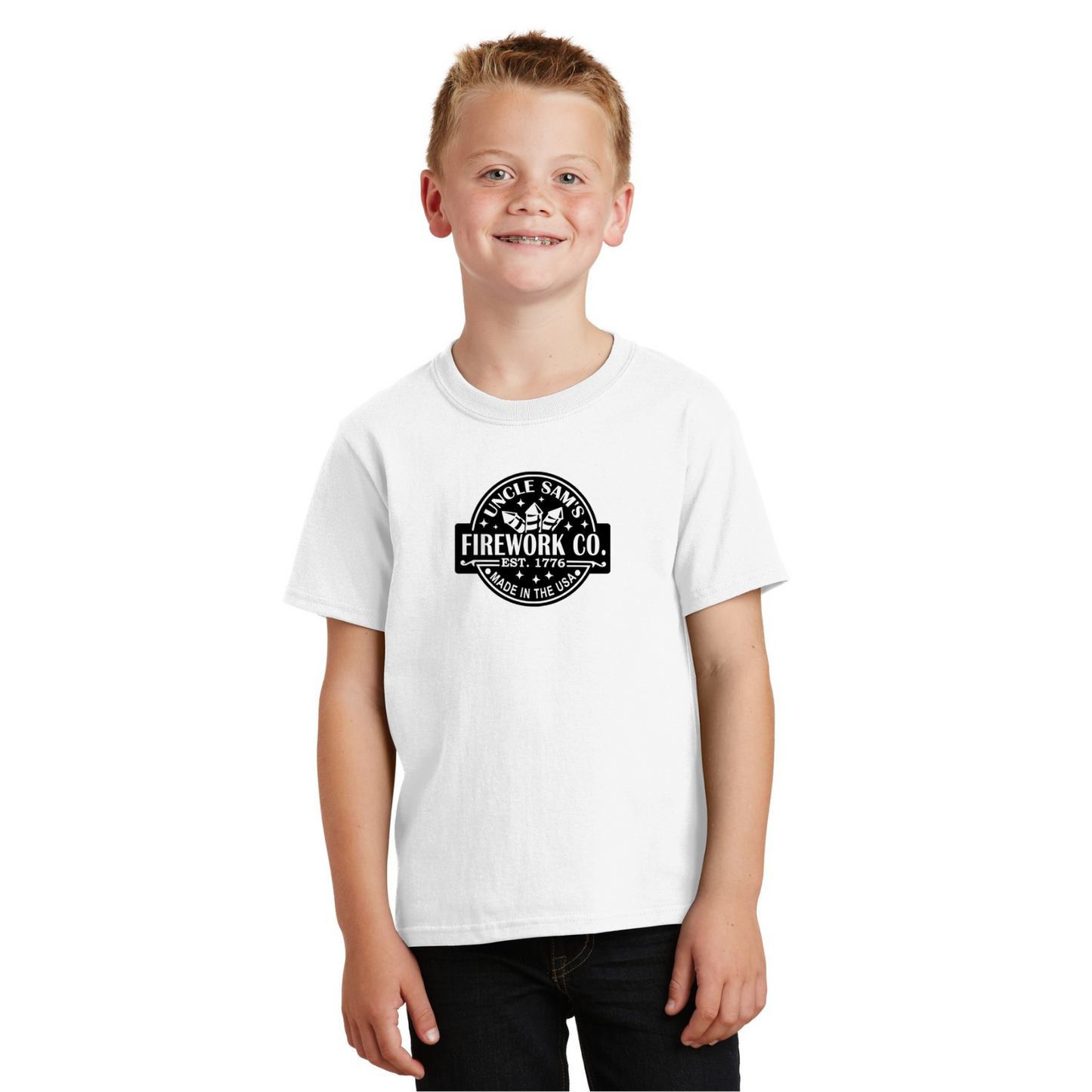 Uncle Sam's Fireworks Organic Cotton Unisex Tee
