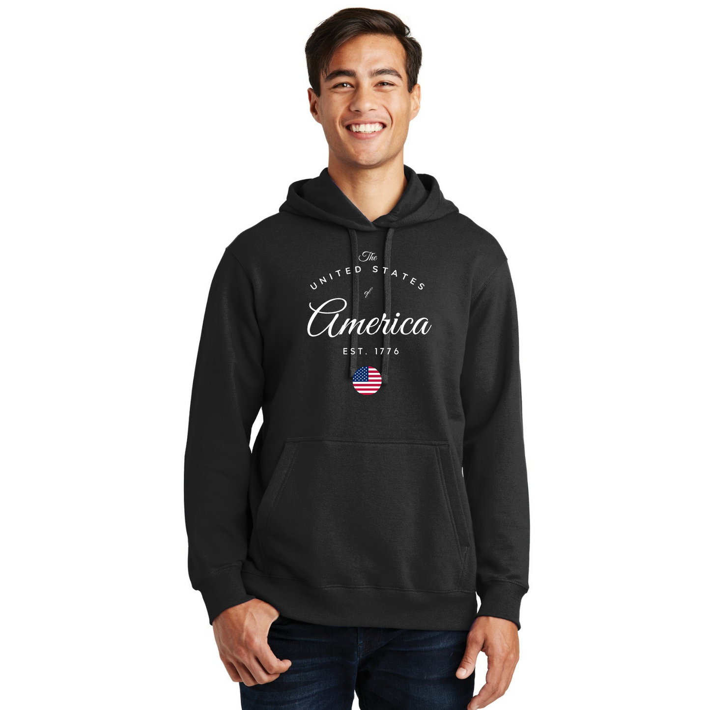 United States of America Organic Cotton Unisex Hoodie