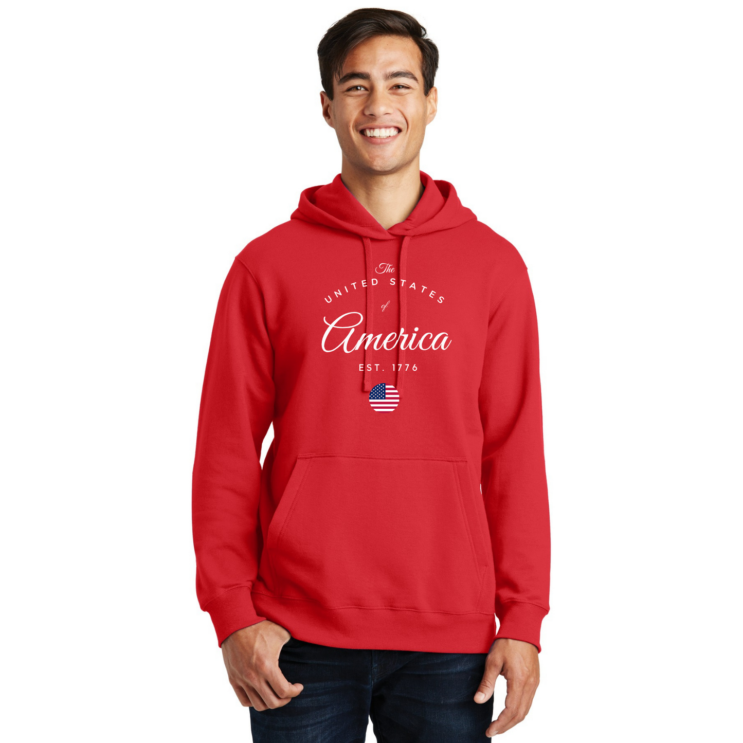 United States of America Organic Cotton Unisex Hoodie