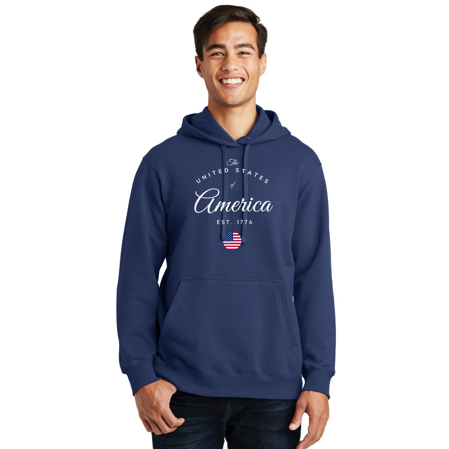 United States of America Organic Cotton Unisex Hoodie