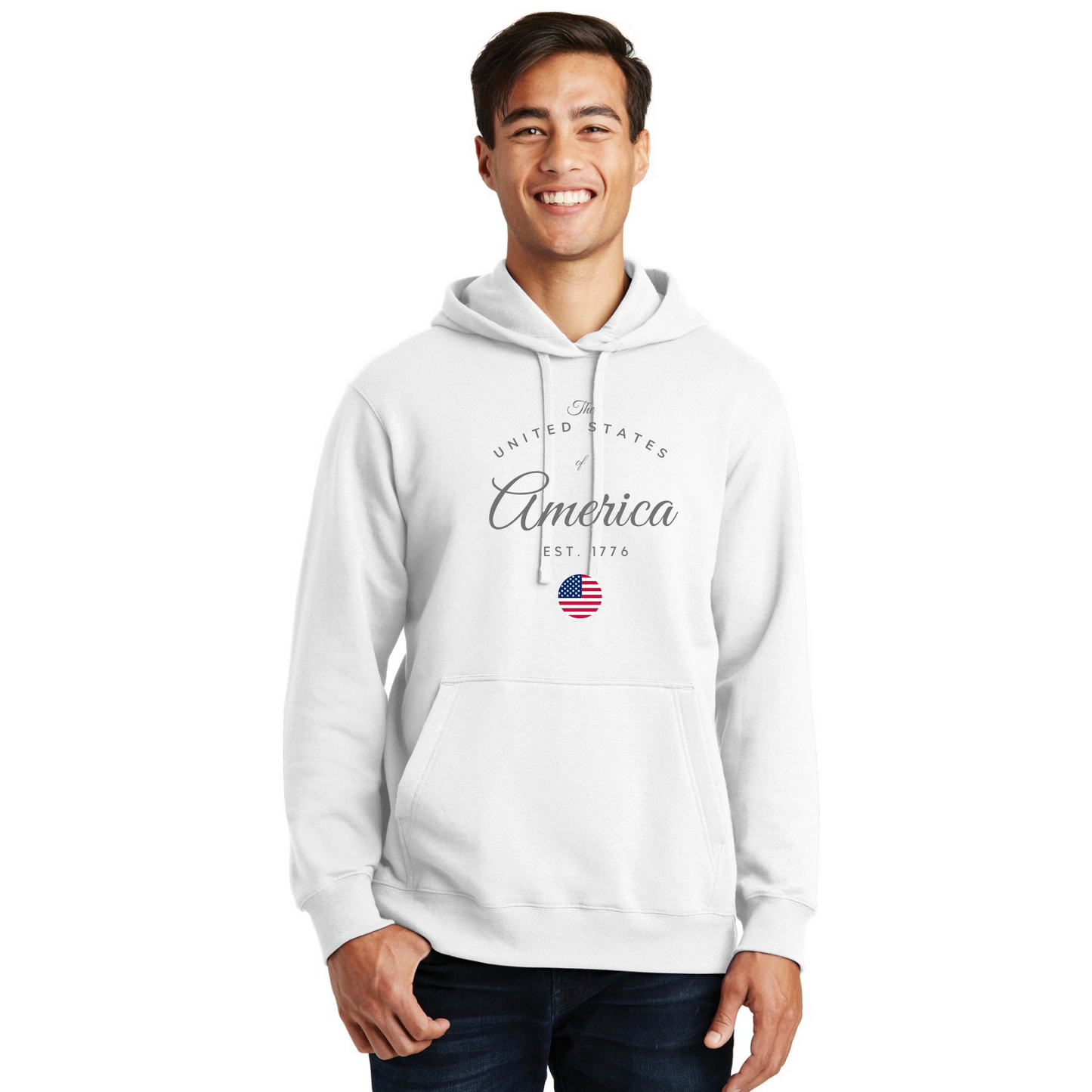 United States of America Organic Cotton Unisex Hoodie