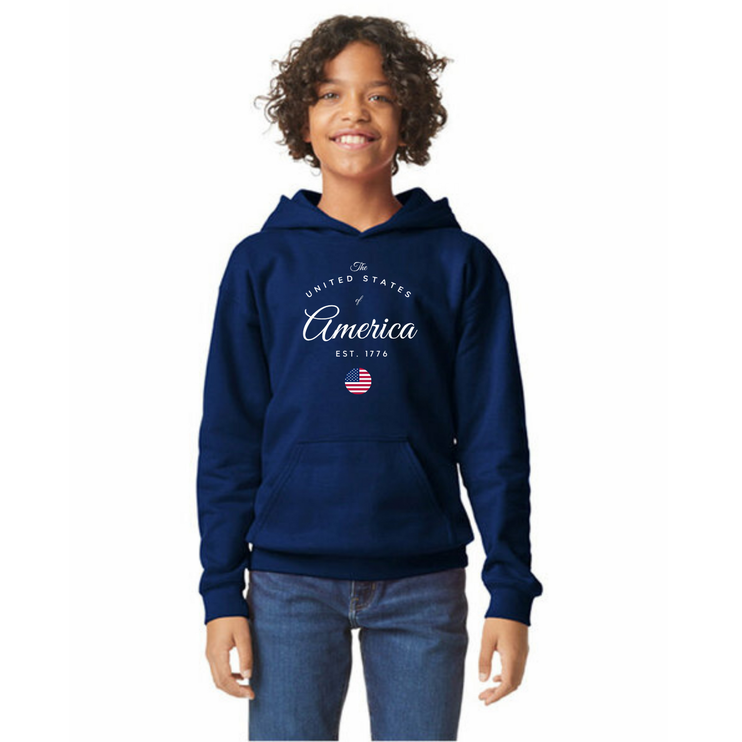 United States of America Organic Cotton Unisex Hoodie