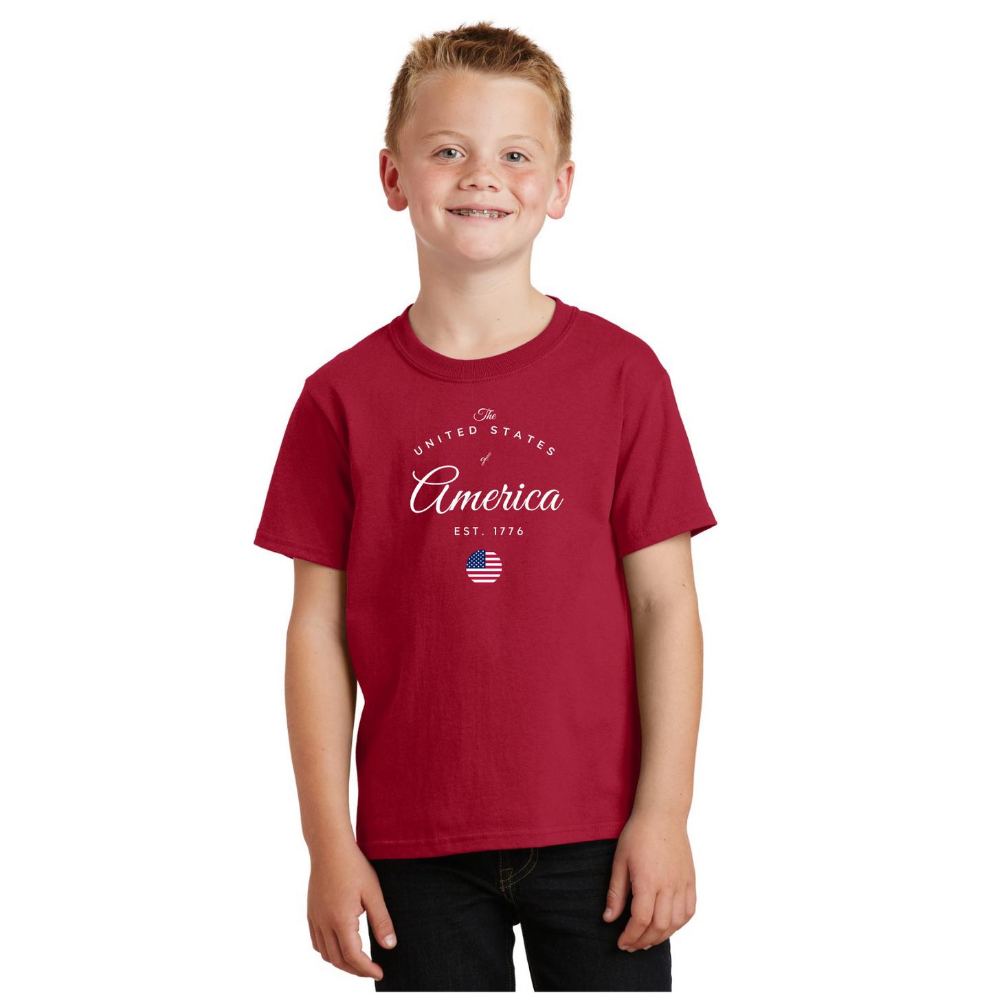 United States of America Organic Cotton Unisex Tee