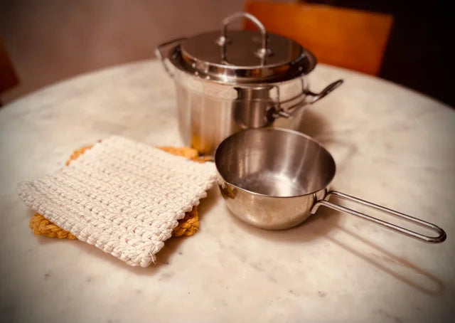 Organic Cotton Trivet & Potholder