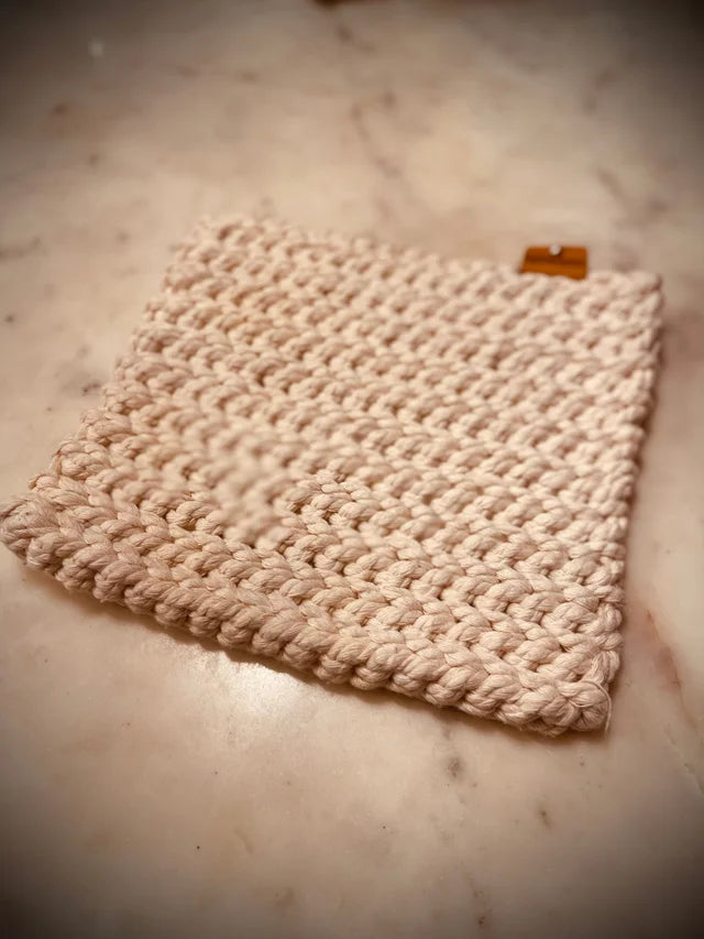 Organic Cotton Trivet & Potholder