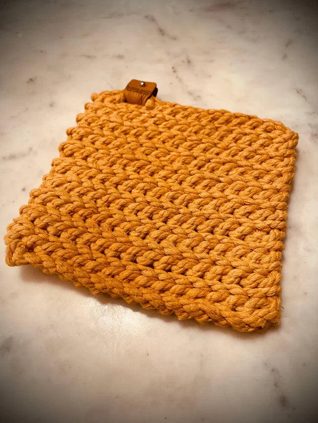 Organic Cotton Trivet & Potholder