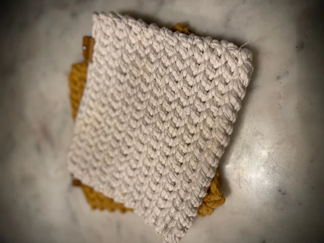 Organic Cotton Trivet & Potholder