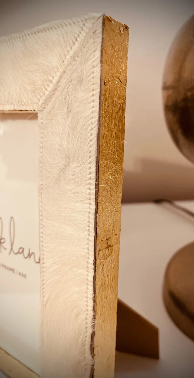 Luxurious Calf Hair Picture Frame