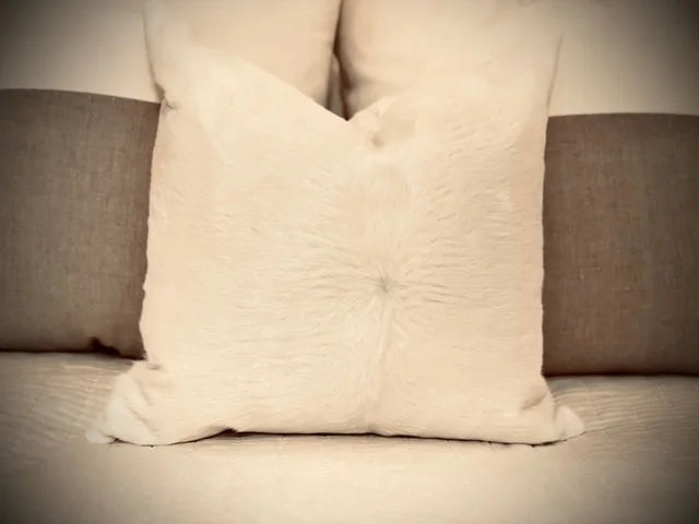 Hair on Hide Throw Pillow