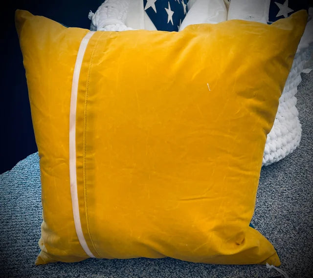 Waxed Canvas "Dog Proof" pillows