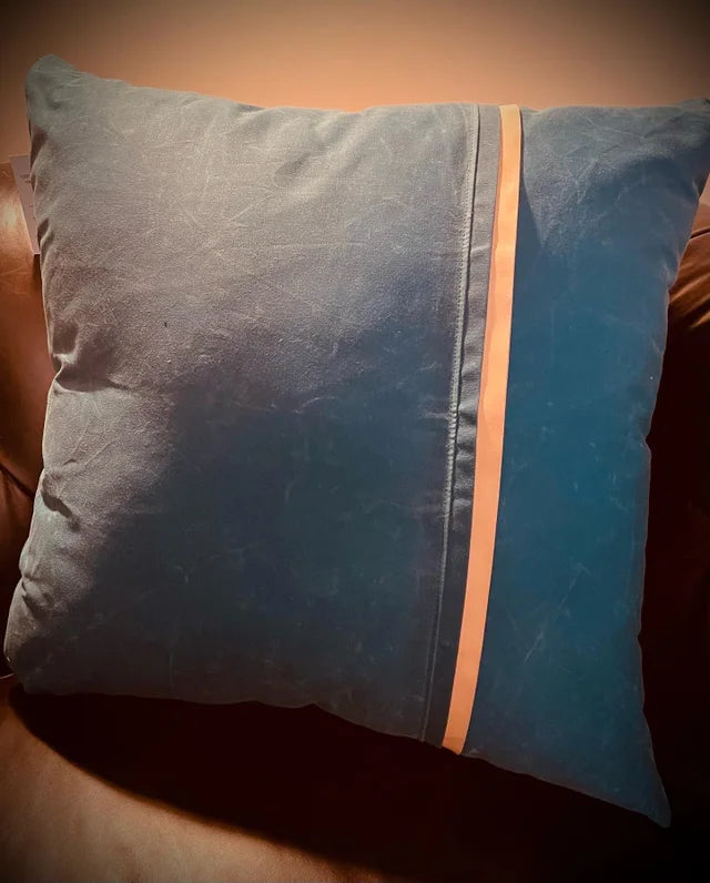 Waxed Canvas "Dog Proof" pillows