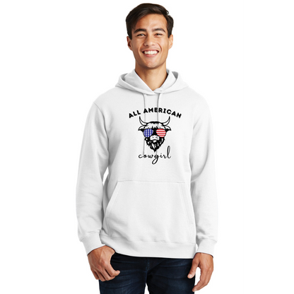 All American Cowgirl Organic Cotton Unisex Hoodie