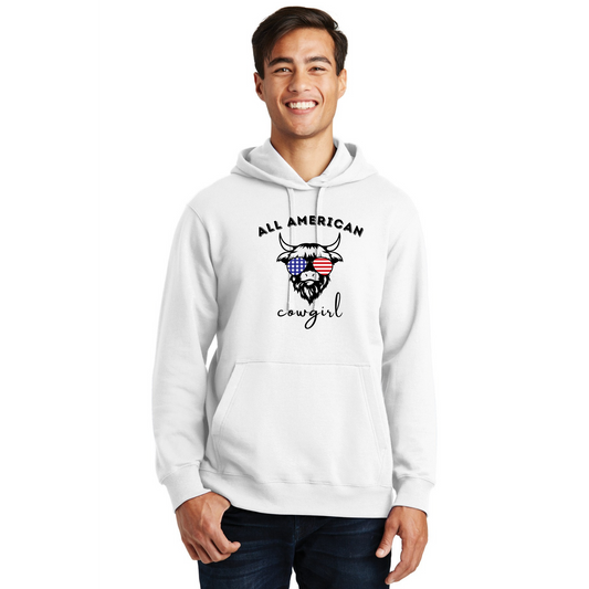 All American Cowgirl Organic Cotton Unisex Hoodie