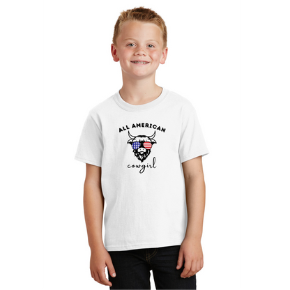 All American Cowgirl Organic Cotton Unisex Tee