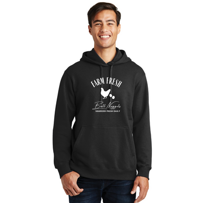 Farm Fresh Butt Nuggets Organic Cotton Unisex Hoodie
