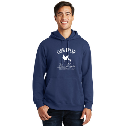 Farm Fresh Butt Nuggets Organic Cotton Unisex Hoodie