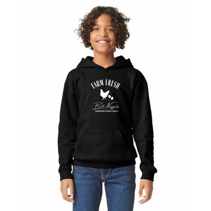 Farm Fresh Butt Nuggets Organic Cotton Unisex Hoodie