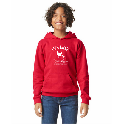 Farm Fresh Butt Nuggets Organic Cotton Unisex Hoodie