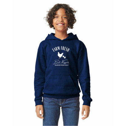 Farm Fresh Butt Nuggets Organic Cotton Unisex Hoodie