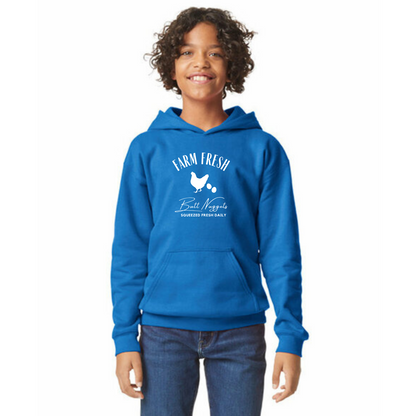 Farm Fresh Butt Nuggets Organic Cotton Unisex Hoodie
