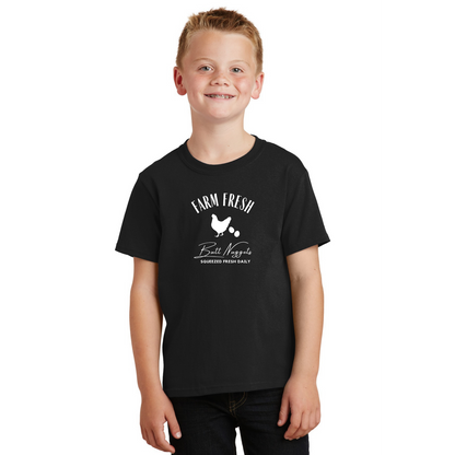 Farm Fresh Butt Nuggets Organic Cotton Unisex Tee