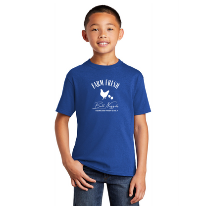 Farm Fresh Butt Nuggets Organic Cotton Unisex Tee