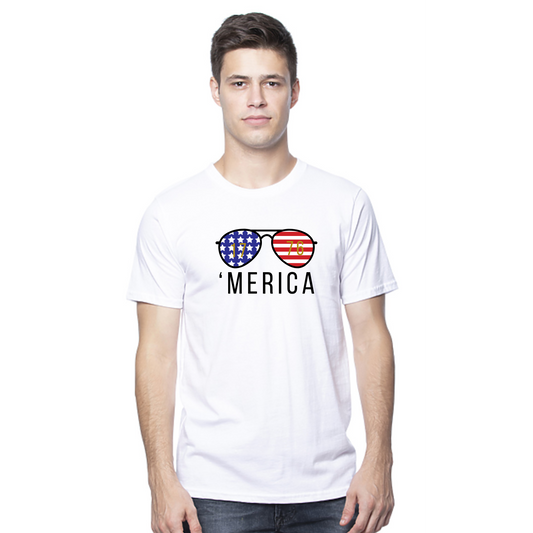 'MERICA 1776 Sunglasses Organic Cotton Unisex Tee